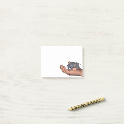 Red de Rhinos! Post-it® Notes (Op bureau)