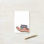 Red de Rhinos! Post-it® Notes (Op bureau)