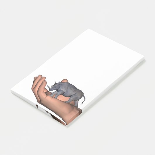 Red de Rhinos! Post-it® Notes (Schuin)