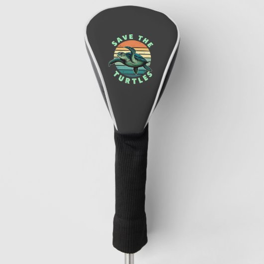 Red De Schildpadden Dier Schildpad Huisdier Liefhe Golfheadcover (Voorkant)
