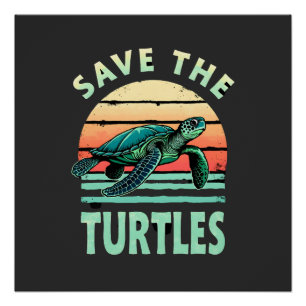 Red De Schildpadden Dier Schildpad Huisdier Liefhe Perfect Poster
