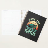 Red De Schildpadden Dier Schildpad Huisdier Liefhe Planner (Display)