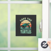 Red de Schildpadden Dier Schildpad Huisdier Liefhe Raamsticker (Huis)