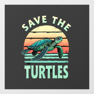 Red de Schildpadden Dier Schildpad Huisdier Liefhe Raamsticker