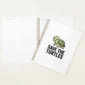 Red de Schildpadden Vintage Schildpad Bescherming Planner (Display)