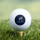 Red de schildpadden voor een meisje dat gewoon van golfballen (Insitu Shirt)