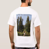 Red de sequoia's t-shirt (Achterkant)