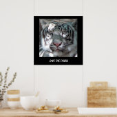 Red de Tijger Poster (Keuken)