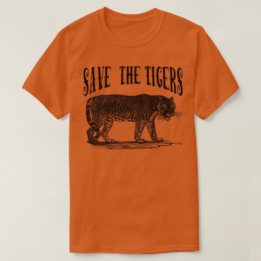 RED DE TIJGERS T-SHIRT (Design voorkant)
