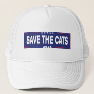 Red de trucker hoed van de kat pet