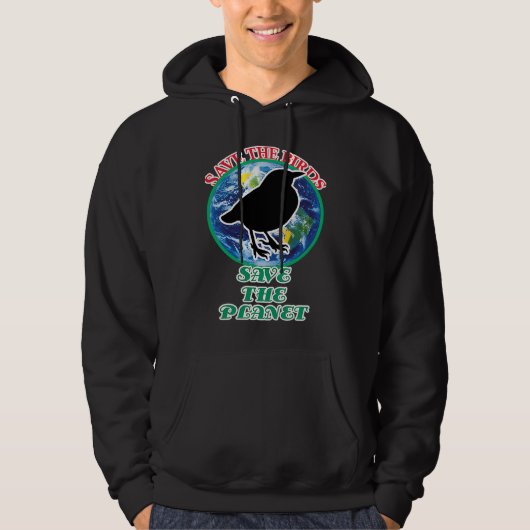 Red De Vogels Red De Planeet Hoodie (Voorkant)