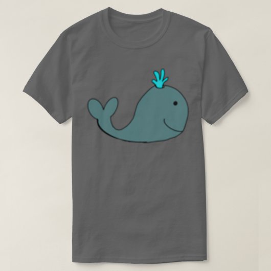 Red de walvis Happy Whale T-shirt (Design voorkant)