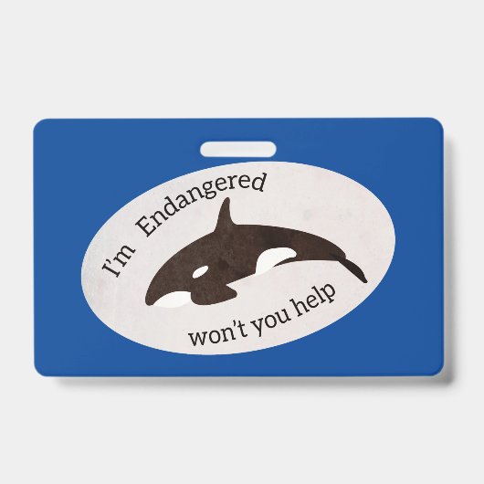 Red de Walvissen Badge (Voorzijde)