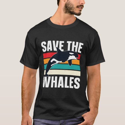 Red de walvissen orka t-shirt (Voorkant)