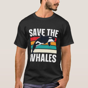 Red de walvissen orka t-shirt