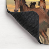 Red de wilde paarden muismat (Hoek)