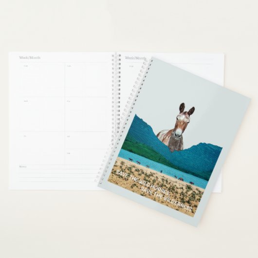 Red de Wilde Paarden, Red de Wildernis Planner (Display)