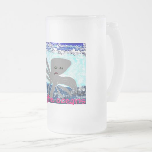 Red de zeehondenbok matglas bierpul (Voorkant rechts)