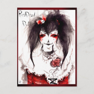Red Dead Doll Briefkaart