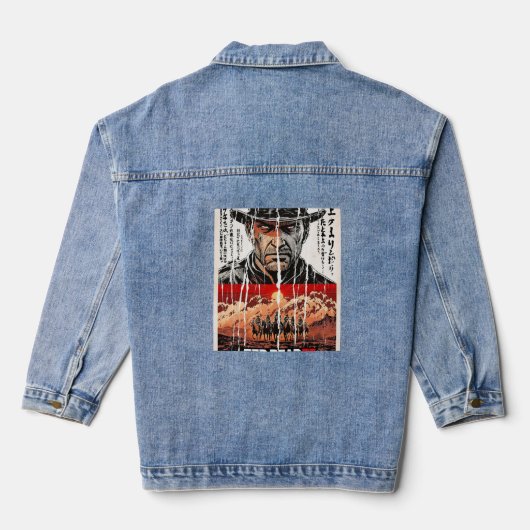 Red Dead Redemption Denim Jacket – Stijlvolle Game (Achterkant)