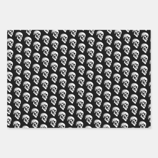 Red Death Dancing Skeletten Gotische bruiloft Inpakpapier Vel (Voorkant 2)