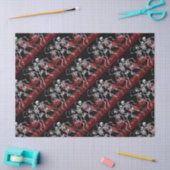 Red Death Dancing Skeletten Gotische bruiloft Tissuepapier (Craft)