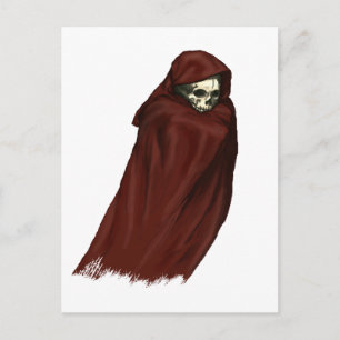 Red Death Ghost - Grim Reaper Briefkaart