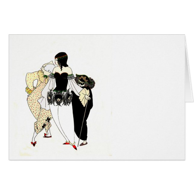 Red Death Masque Illustratie (Voorkant Horizontaal)