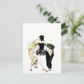 Red Death Masque Illustratie Briefkaart (Staand voorkant)