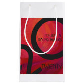 Red Decade Birthday Klein Cadeauzakje (Voorkant)