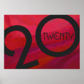 Red Decade Birthdday Poster (Voorkant)