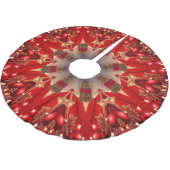 Red Decorative Christmas Tree Skirt Kerstboom Rok (Gekanteld)