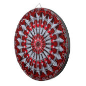 Red Decorative Dartboard Dartbord (Voorkant Rechts)