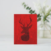 Red Deer Design Briefkaart (Staand voorkant)