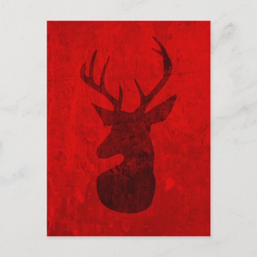 Red Deer Design Briefkaart (Voorkant)