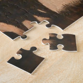 Red Deer Evening Silhouette 252-stuk Puzzle Legpuzzel (Zijkant)
