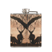 Red Deer Flask Heupfles (Achterkant)