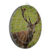 Red Deer Stag Dartbord (Voorkant Links)