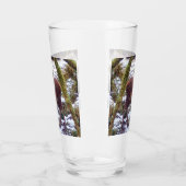 Red Deer Stag in Sneeuw Glas (Links)