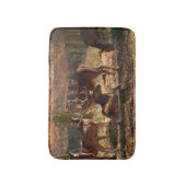 Red Deers in het najaar van het hout Badmat (Voorkant Verticaal)