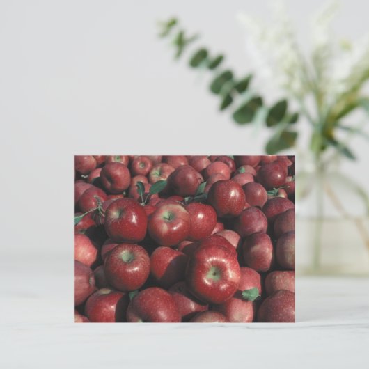 Red Delicious Apple Crop Briefkaart (Staand voorkant)