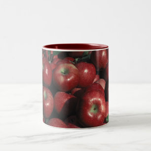 Red Delicious Apple Crop Tweekleurige Koffiemok