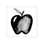 Red Delicious Apple for School Teacher Fruit Rubberstempel (Afrduk)