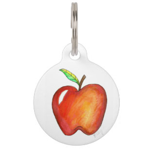 Red Delicious Apple Fruity op maat Huisdierpenning