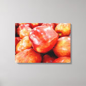 Red Delicious Apples Photo Canvas (Voorkant)