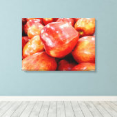 Red Delicious Apples Photo Canvas (Insitu (Houten vloer))