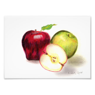 Red Delicious en Granny Smith Apples Print Foto Afdruk