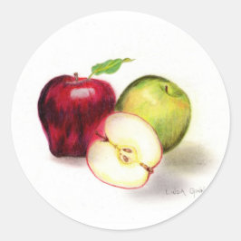 Red Delicious en Granny Smith Apples Stickers