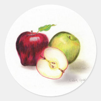Red Delicious en Granny Smith Apples Stickers