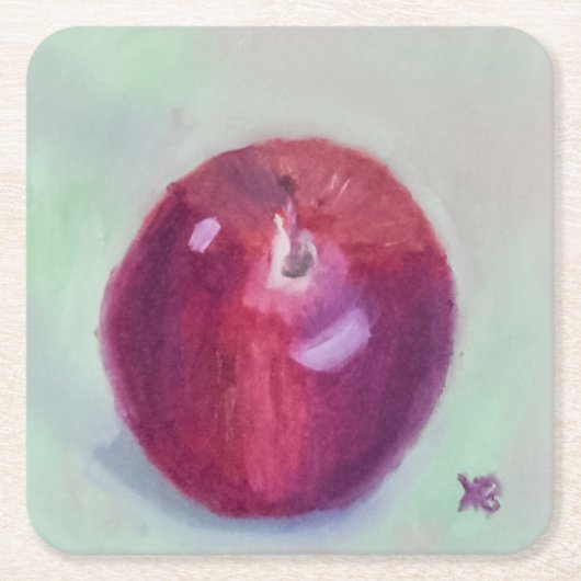 Red Delicious Kartonnen Onderzetters (Voorkant)